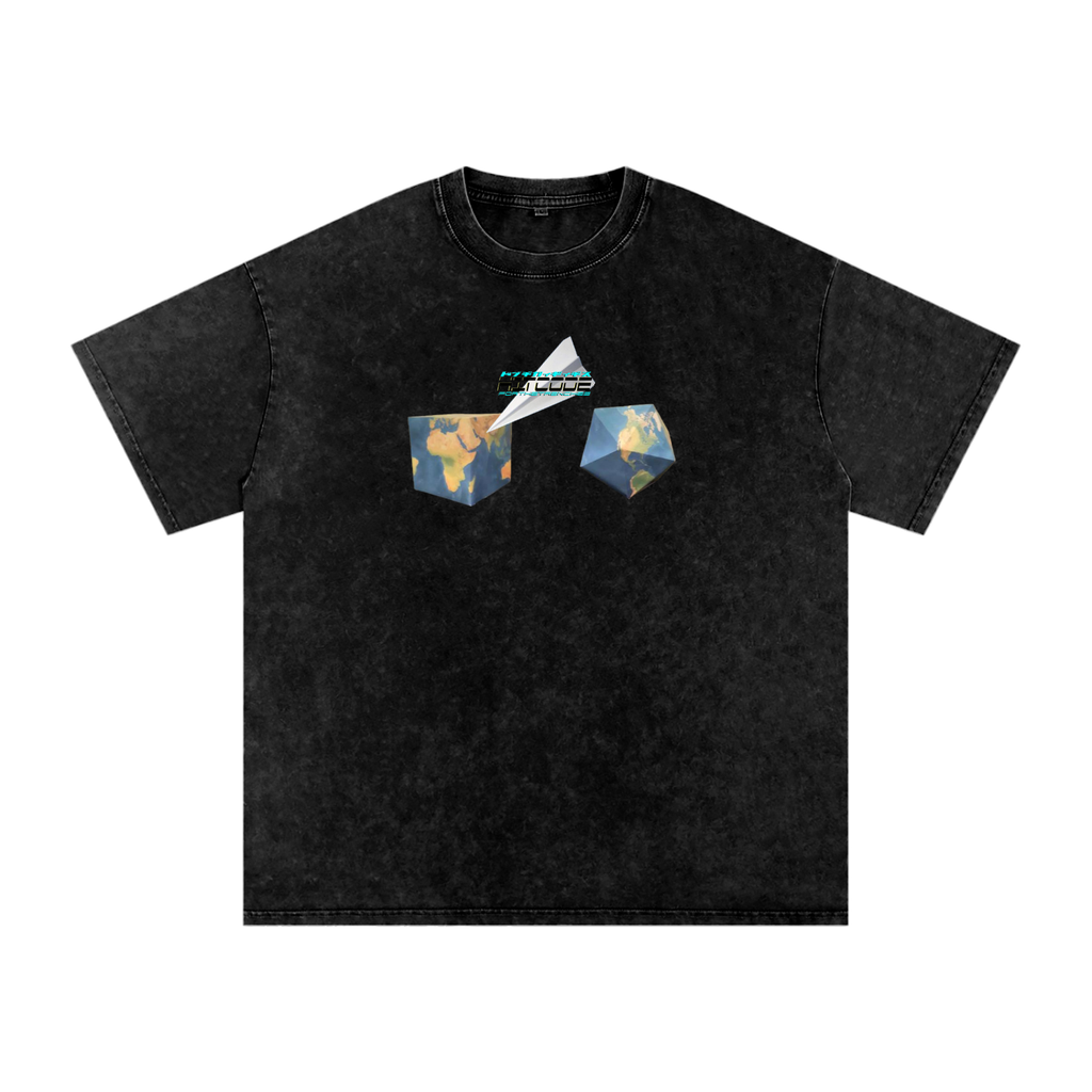 YLMW - Snow Washed Oversized Cotton T-Shirt