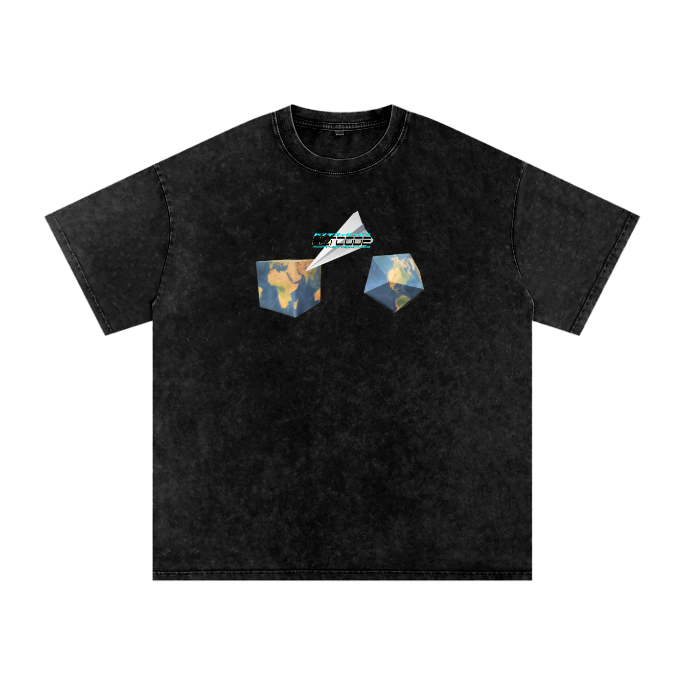 YLMW - Snow Washed Oversized Cotton T-Shirt