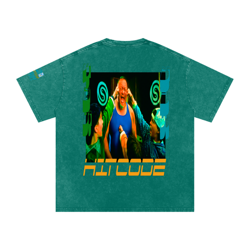 3STRANDS - Snow Washed Oversized Cotton T-Shirt