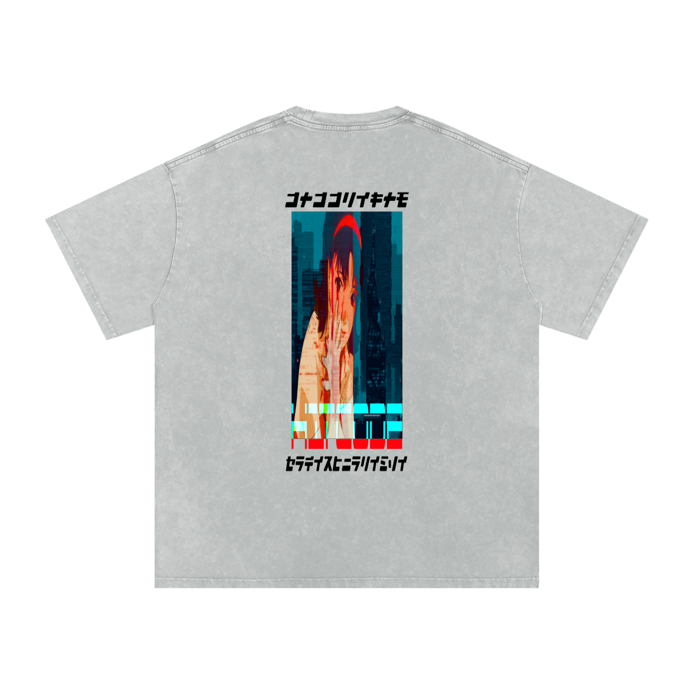 GHXST - Snow Washed Oversized Cotton T-Shirt