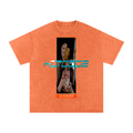 EATORBEEATEN - Snow Washed Oversized Cotton T-Shirt