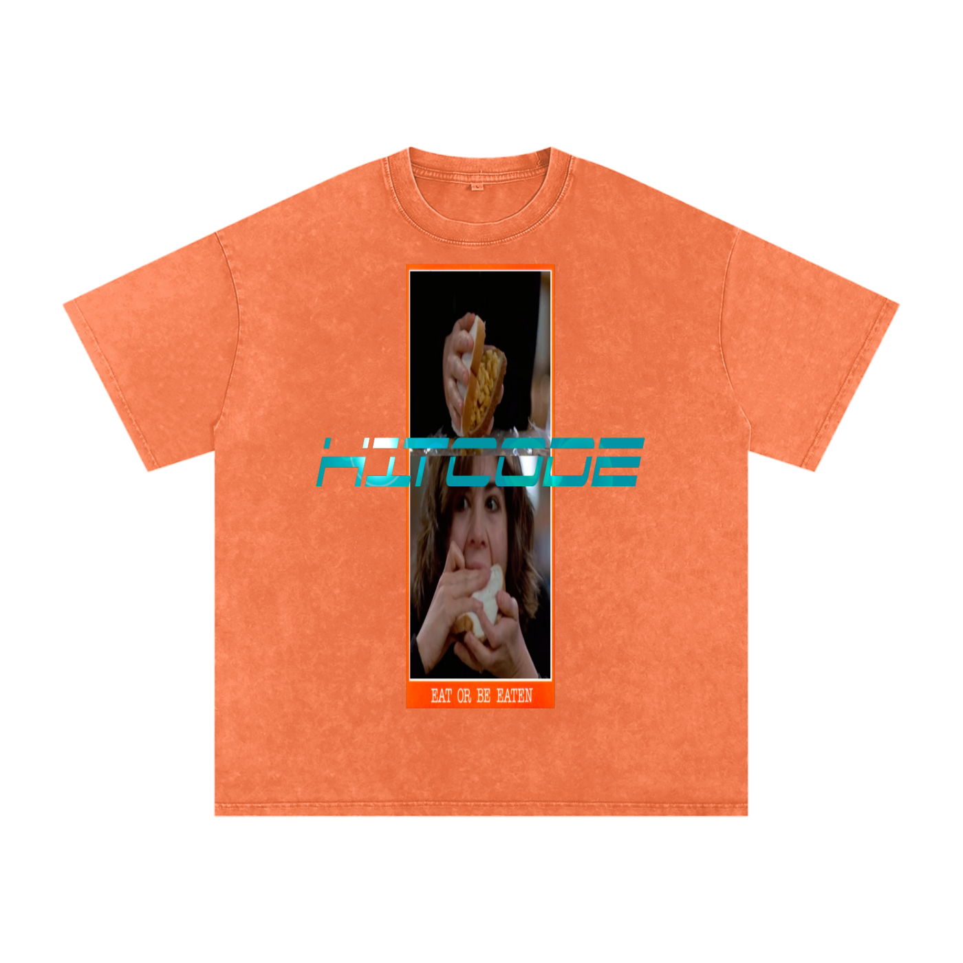 EATORBEEATEN - Snow Washed Oversized Cotton T-Shirt