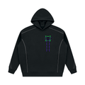 KLD - Oversized Piping Fleece Hoodie