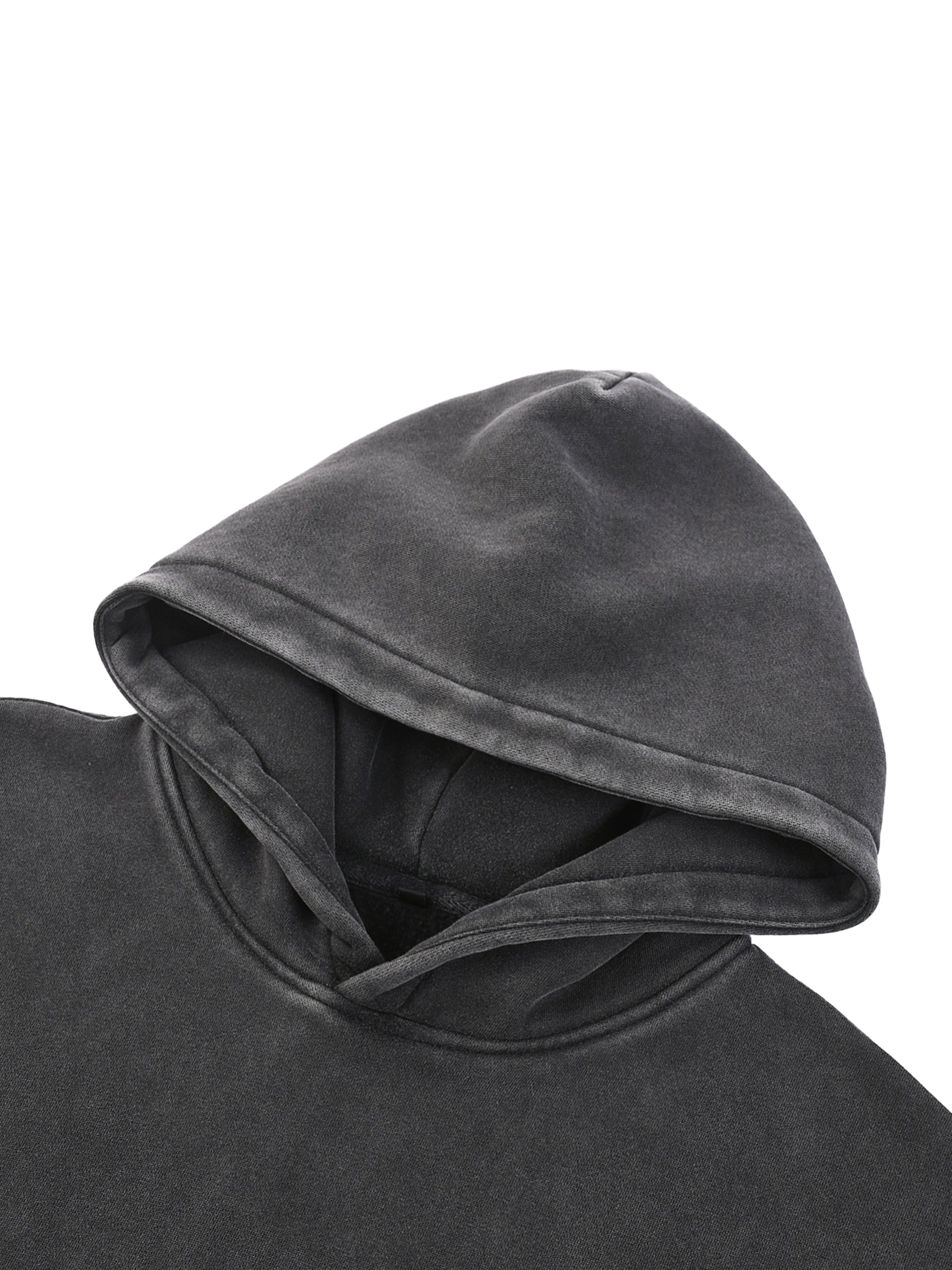 HITCODE- DELIA PULLOVER - Snow Wash Fleece Oversize Hoodie